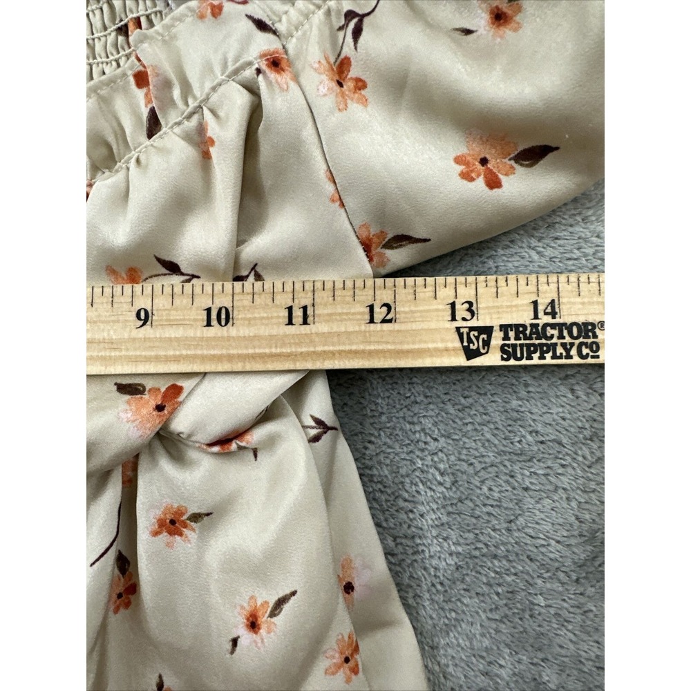 WEST‎ OF MELROSE  Ivory Floral Romper Playsuit Women's Size XS - Picture 15 of 16